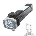 BRITSPEAR 8 in 1 LED 3W Torch Light Rechargeable Flashlight