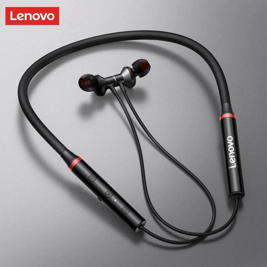 Lenovo - Hanging Neckband Wireless Headphones