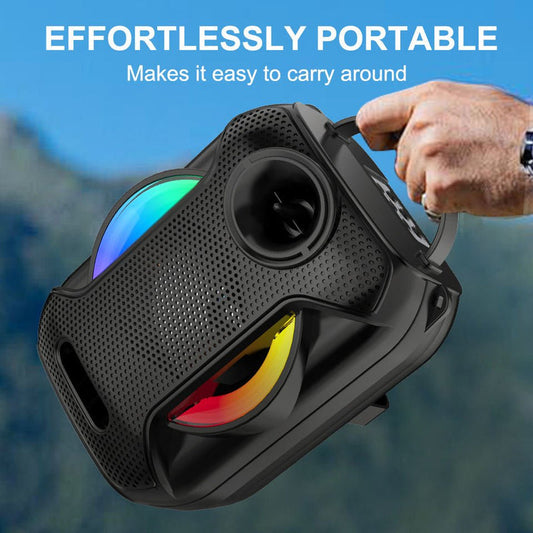 Portable Bluetooth Speaker RGB Lights | Wireless Speaker