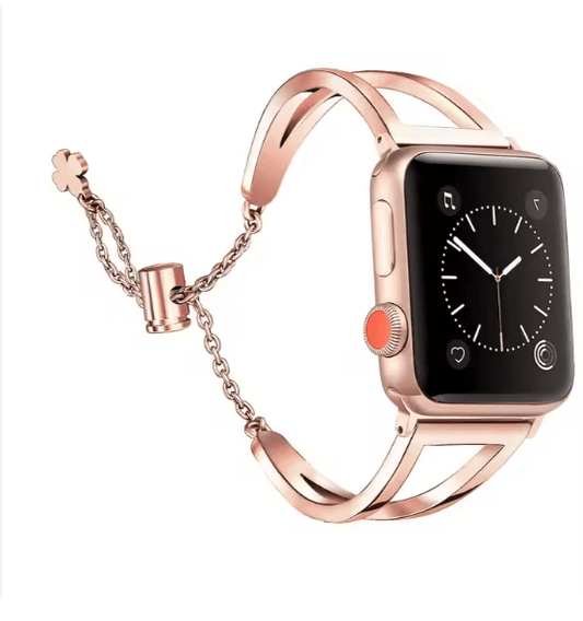Luxury Stainless Steel Watch Band Bracelet for Women – Elegant Adjustable Strap
